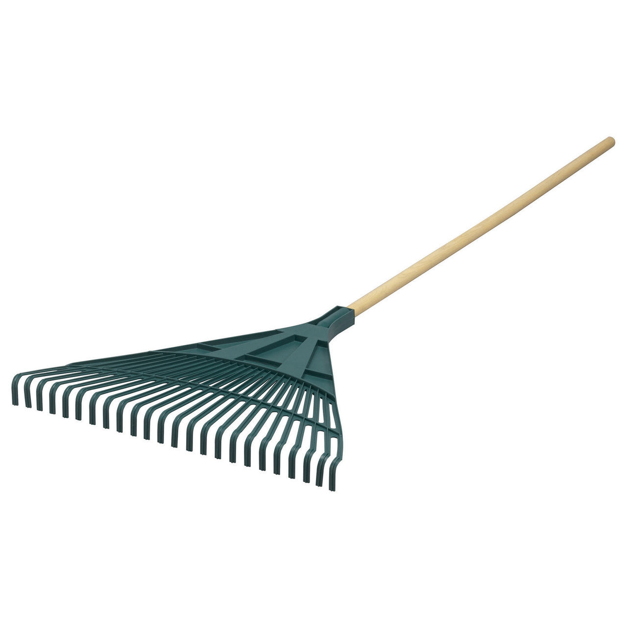 American Choice 24" Flat-Front Poly Leaf Rake