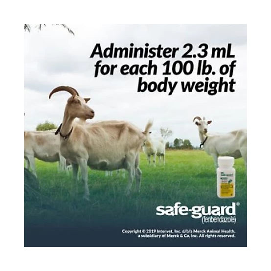Safe-guard (fenbendazole) Goat Dewormer