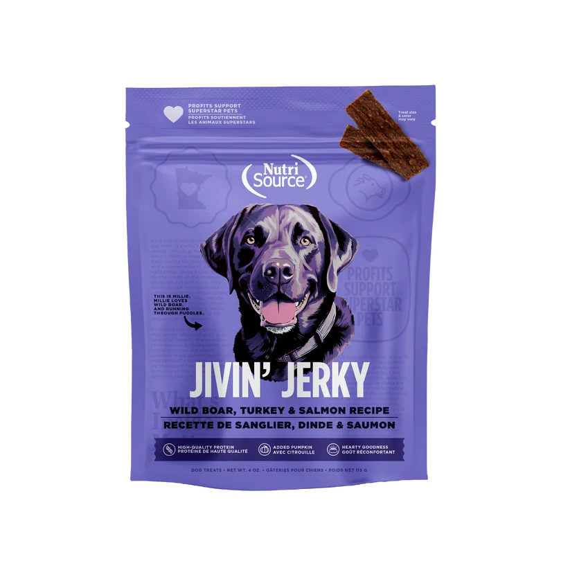 NutriSource Jivin' Jerky Dog Treats