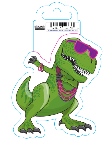 T. Rex Dab - Sticker - Large