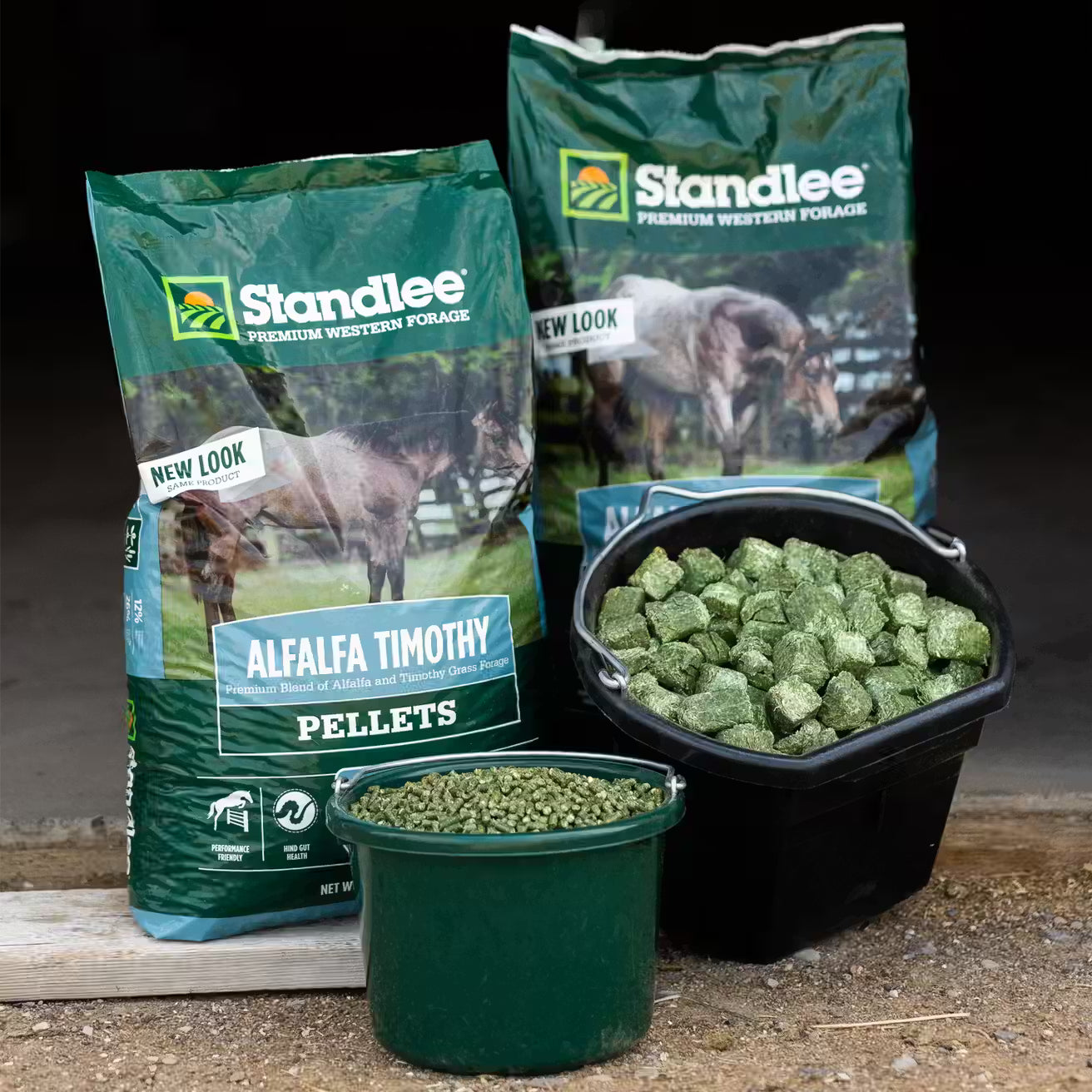 Alfalfa Timothy Pellets Standlee Premium Western Forage Horse Feed, 40 lb