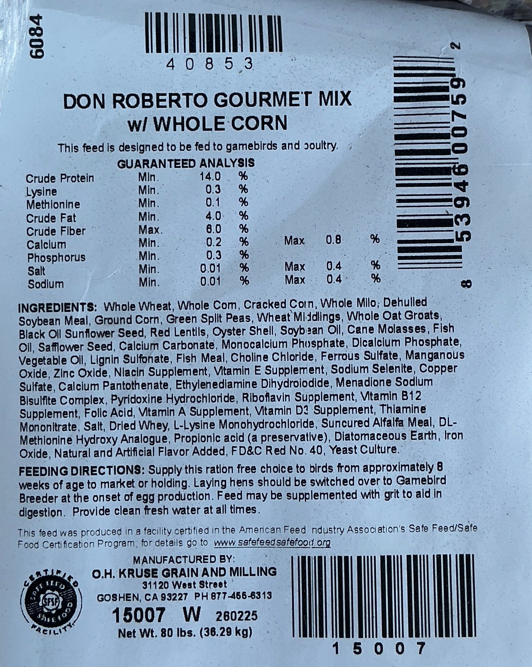 Don Roberto Gourmet - Whole Corn