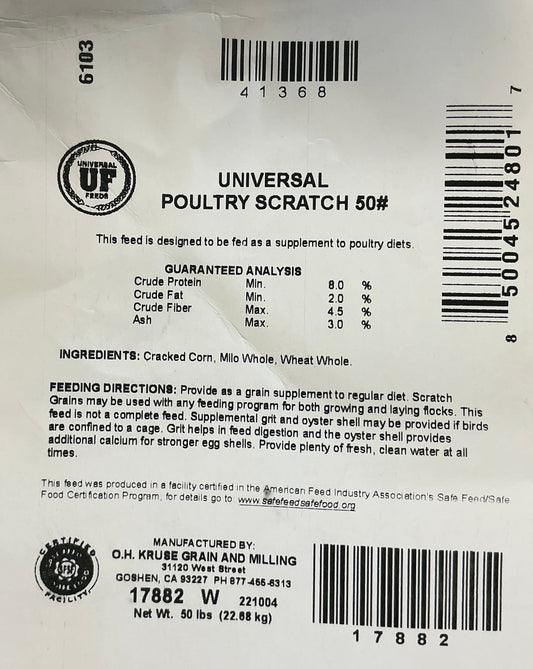 Universal Poultry Scratch