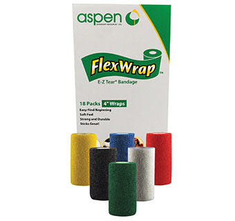 FlexWrap® E-Z Tear® Cohesive Bandage - Assorted Colors