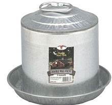 Double Wall Metal Poultry Fountain