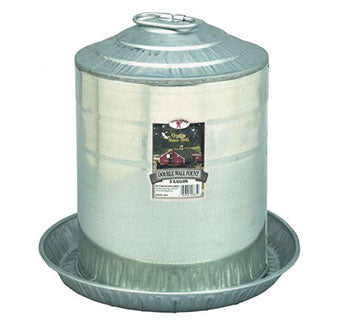 Double Wall Metal Poultry Fountain