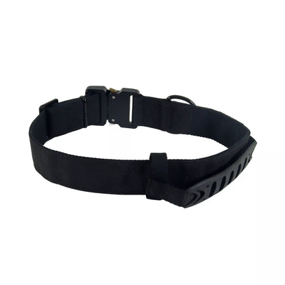 Macho Dog Adjustable Tactical Dog Collar with Metal Buckle