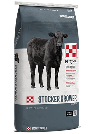 Purina® Stocker Grower - 4-Square Stocker Grower Cattle Feed