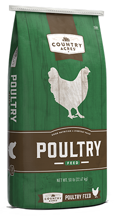 Country Acres Layer 16% Poultry Feed - PELLETS