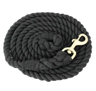 Equi-Sky Cotton Lead with Brass Bolt Snap 3/4 in X 10 ft