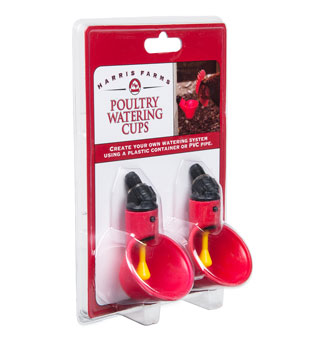 Poultry Watering Cups - 2pk