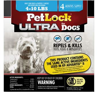 PetLock Ultra Flea & Tick Control for Dogs