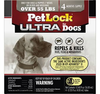 PetLock Ultra Flea & Tick Control for Dogs