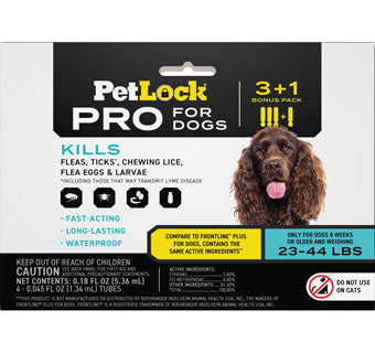 PetLock Pro Flea, Ticks, & Chewing Lice Topical Prevention