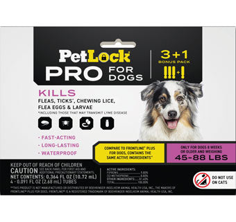 PetLock Pro Flea, Ticks, & Chewing Lice Topical Prevention