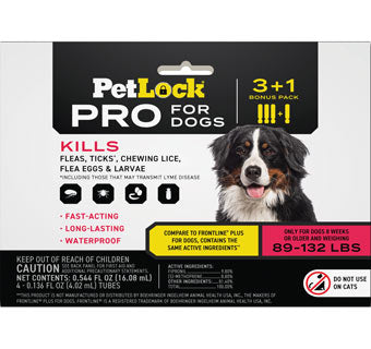 PetLock Pro Flea, Ticks, & Chewing Lice Topical Prevention