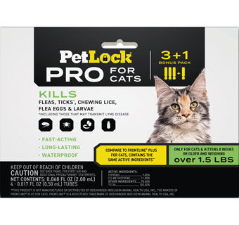 PetLock Pro Flea, Ticks, & Chewing Lice Topical Prevention