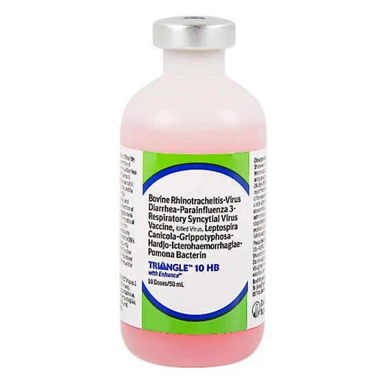 Boehringer Ingelheim Triangle 10 HB Vaccine for Cattle - 10 Doses