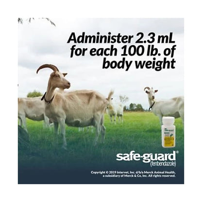 Safe-guard (fenbendazole) Goat Dewormer