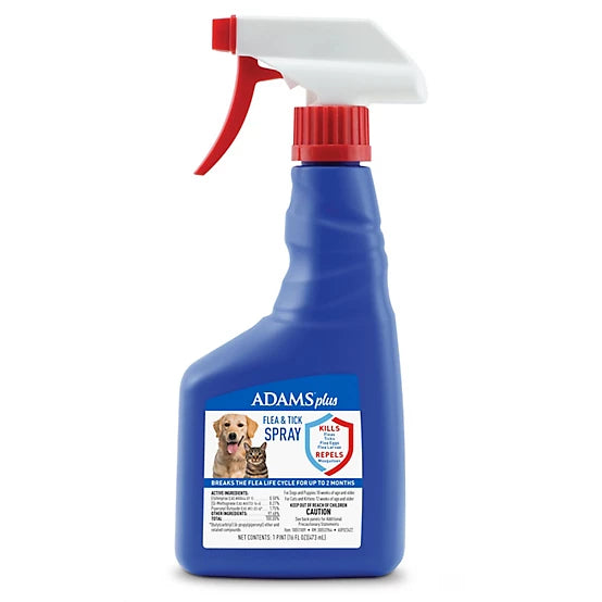 Adams Flea and Tick Spray for Dogs and Cats