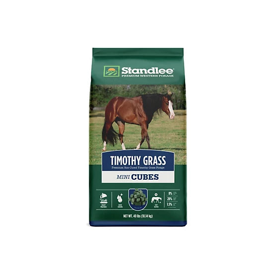 Standlee Timothy Grass Mini Forage Cubes, 40 lb.