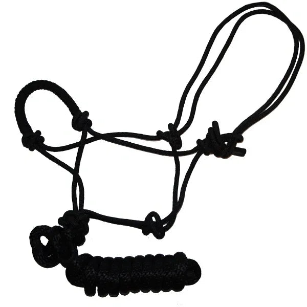Two Tone Nose Rope Halter, 8' Lead Rope
