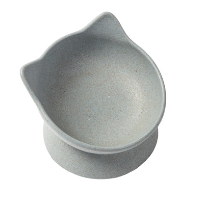 Archie Bamboo Tilt Cat Dish