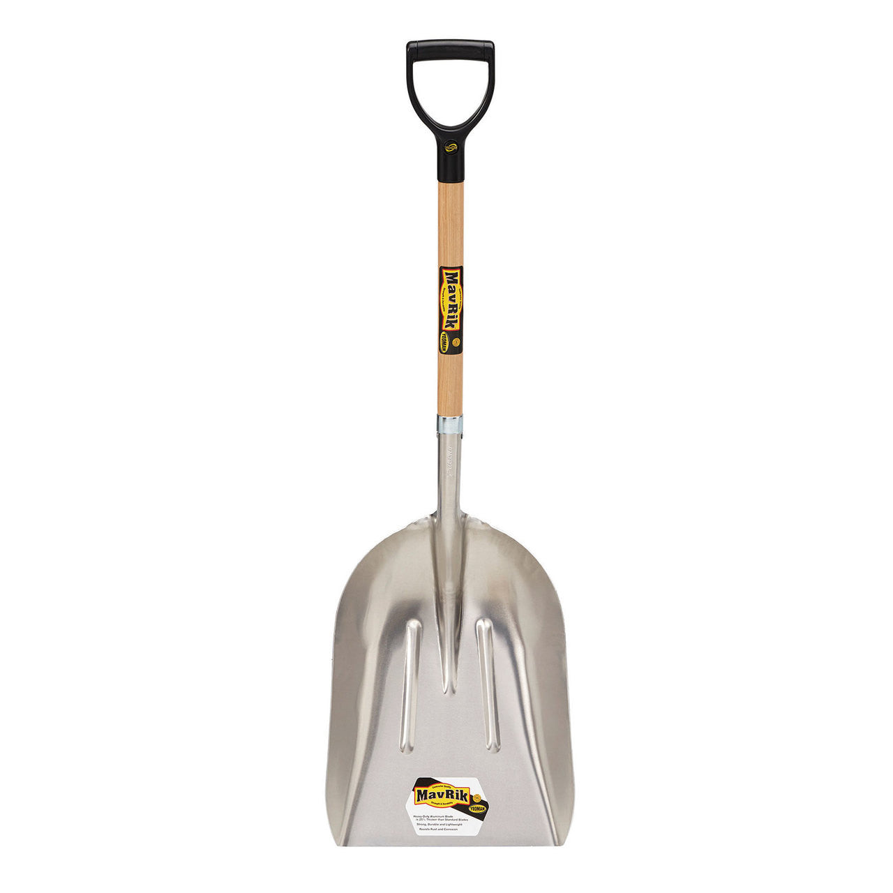 MavRik Heavy-Duty Aluminum Scoop - 30" Handle Poly D