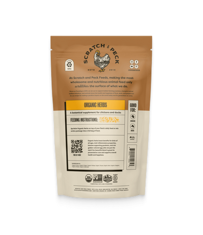 Scratch & Peck - Organic Herbs - 10oz