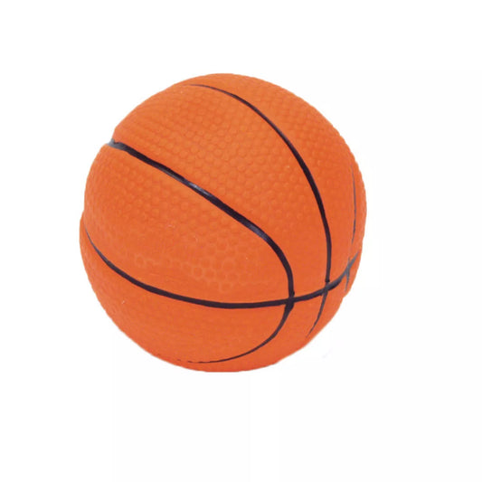 Rascals 2.5" Latex Basketball Dog Toy