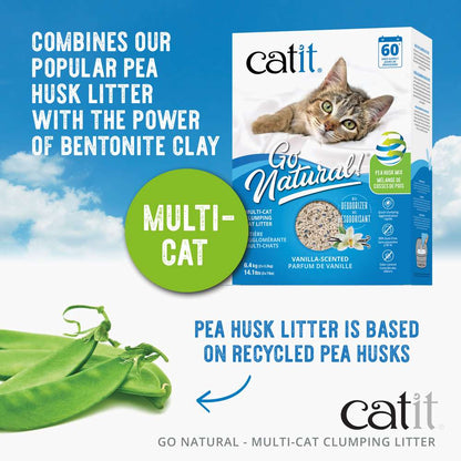 Catit Go Natural Multi Cat Clumping Cat Litter