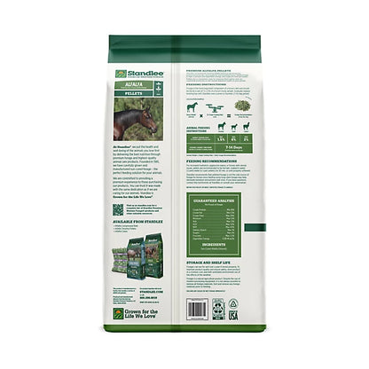 Premium Alfalfa Hay Pellet - Standlee Premium Western Forage  Horse Feed, 40 lb.