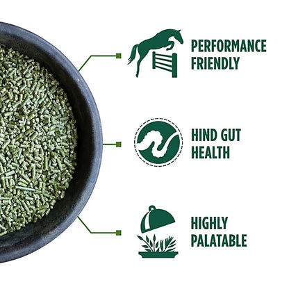 Premium Alfalfa Hay Pellet - Standlee Premium Western Forage  Horse Feed, 40 lb.