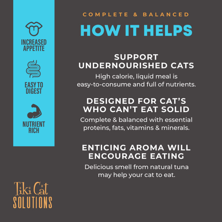 Tiki Cat® Solutions™ - Liquid Meal Replacer