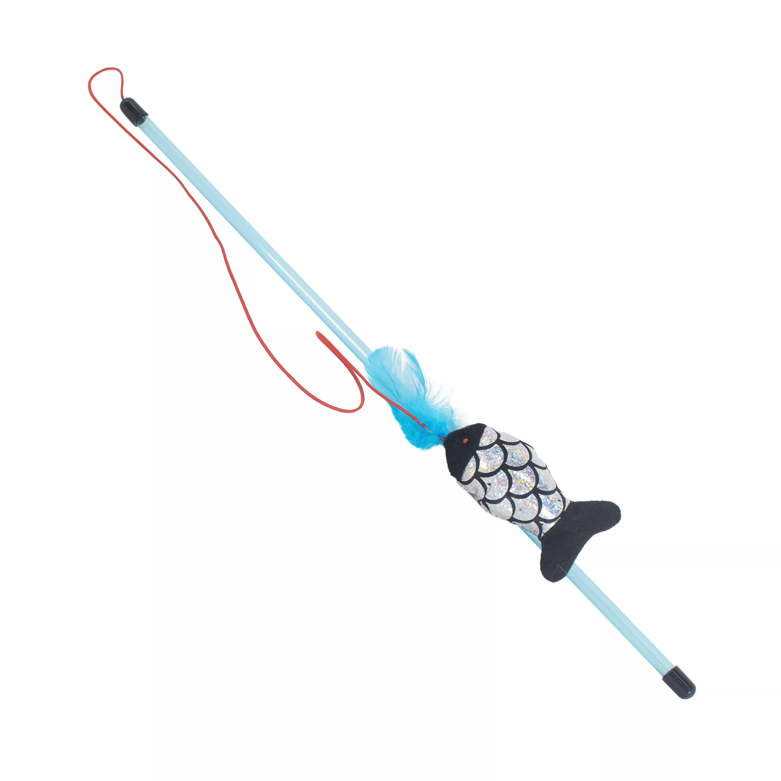 Turbo Fishing Pole Wand Cat Toy