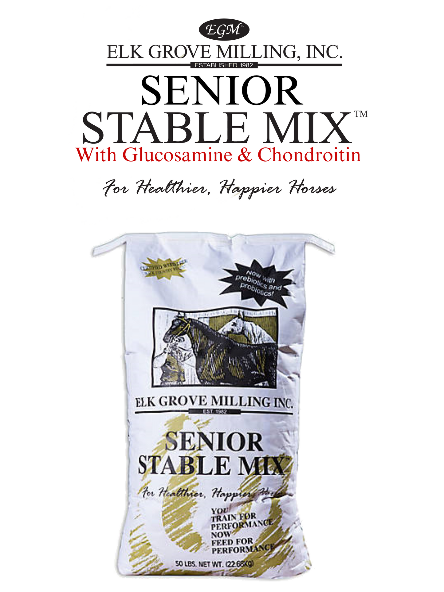 Senior Stable Mix™ with Glucosamine & Chondroitin