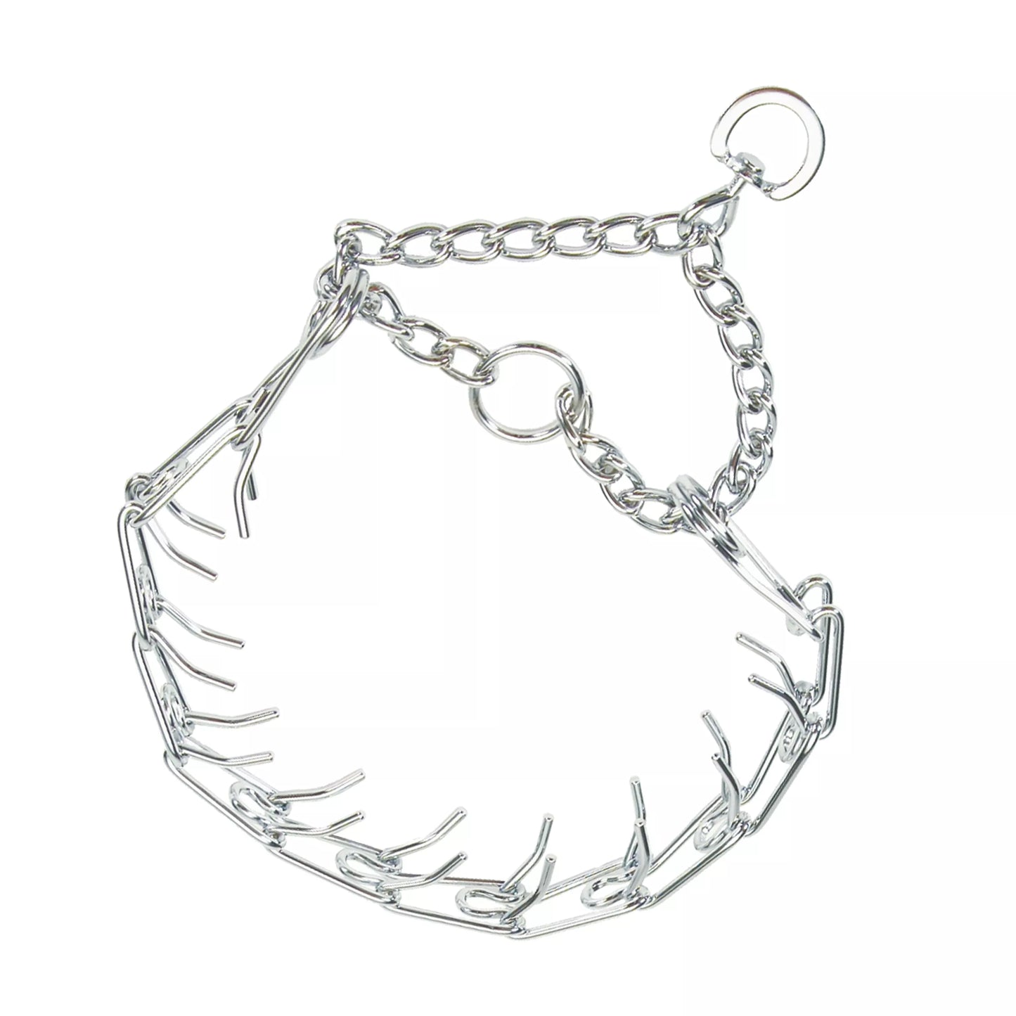 Titan Dog Prong Training Collar - Chrome