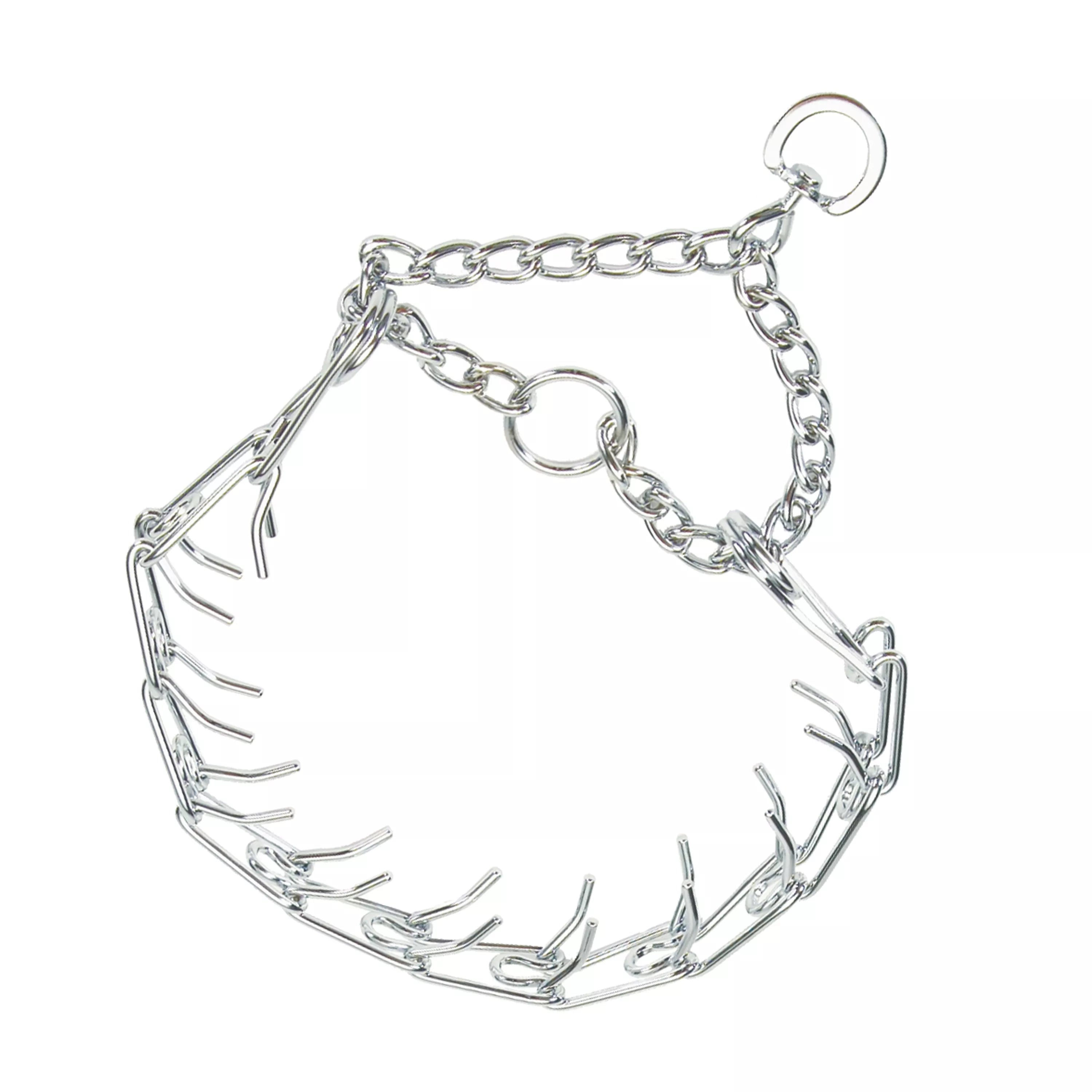 Titan Dog Prong Training Collar - Chrome