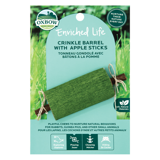 Oxbow Crinkle Barrel with Apple Sticks