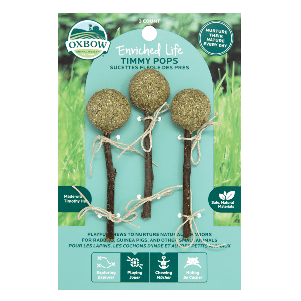 Oxbow Timmy Pops Chew for Rabbits - 3 count