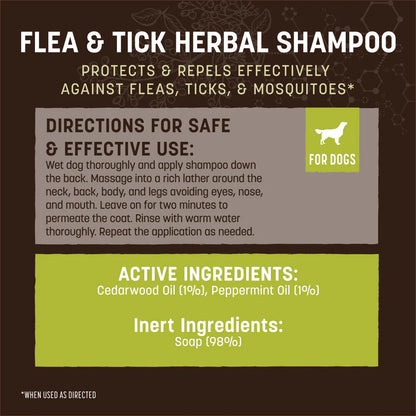 Earth Animal Flea & Tick Herbal Shampoo