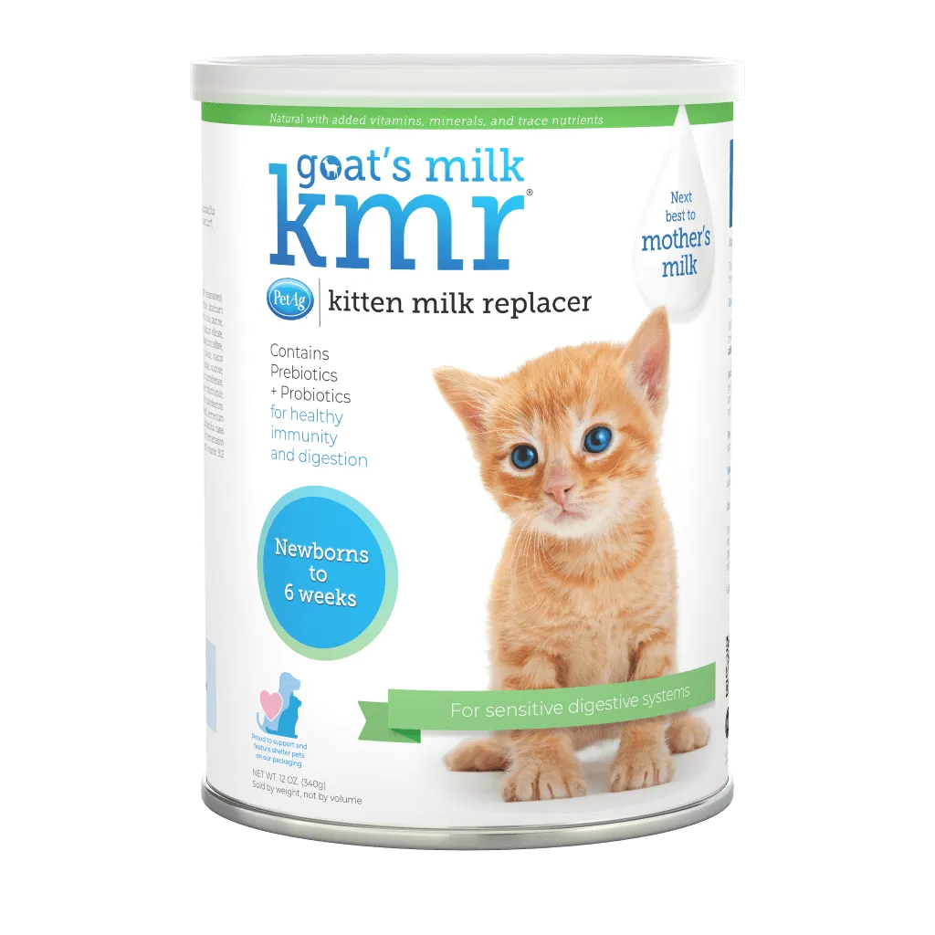 Kitten Milk Replacer with Goat Milk for Newborn to 6 weeks