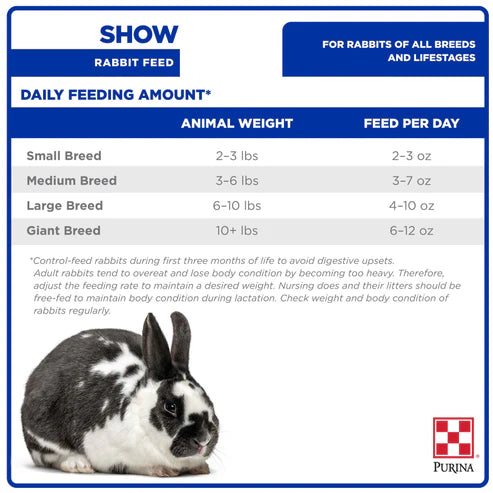 Show Rabbit Feed - Purina