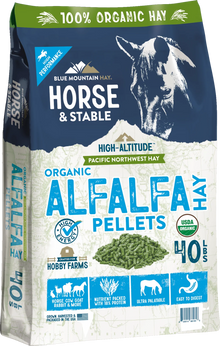 Blue Mountain Hay Organic Pellets