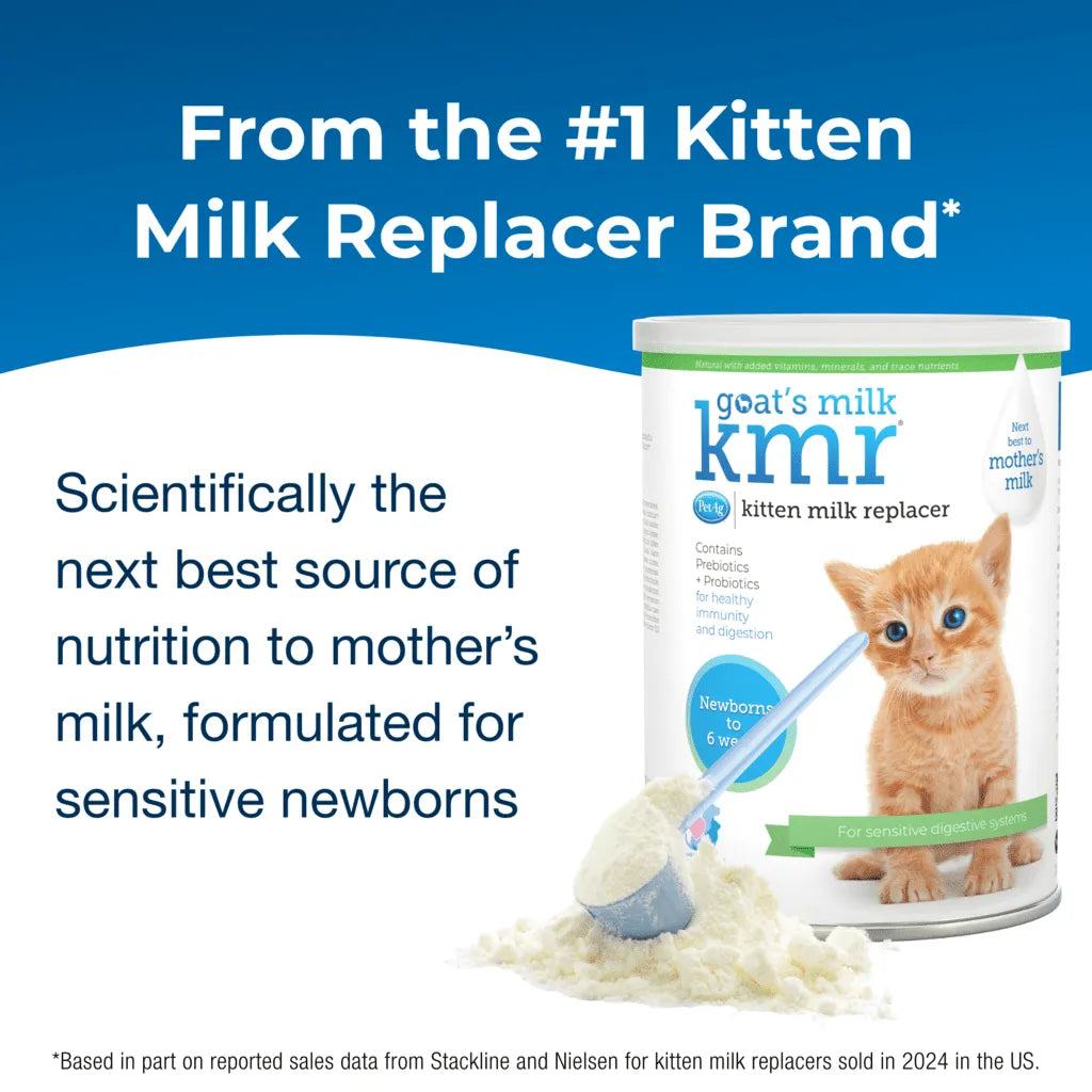 Kitten Milk Replacer with Goat Milk for Newborn to 6 weeks