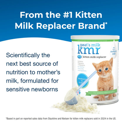 Kitten Milk Replacer with Goat Milk for Newborn to 6 weeks