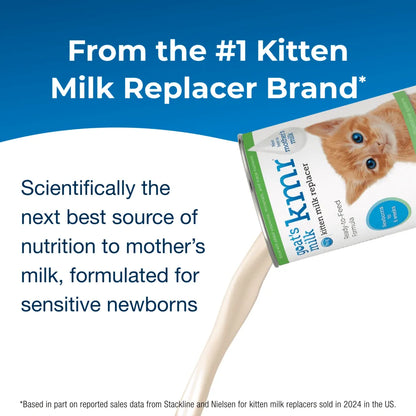 Kitten Milk Replacer with Goat Milk for Newborn to 6 weeks