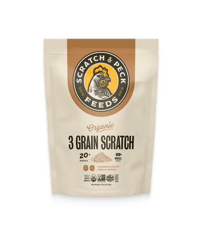 Scratch & Peck - Organic 3 Grain Scratch - 10lb