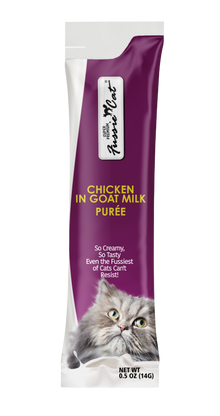 Fussie Cat - Chicken in Goat Milk Puree Super Premium Tubes