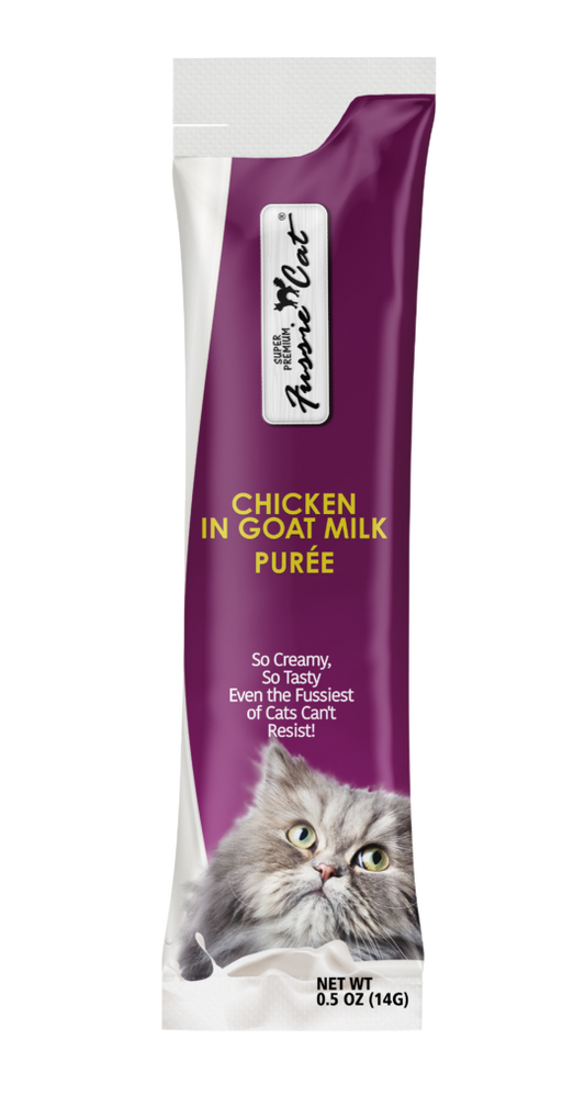 Fussie Cat - Chicken in Goat Milk Puree Super Premium Tubes